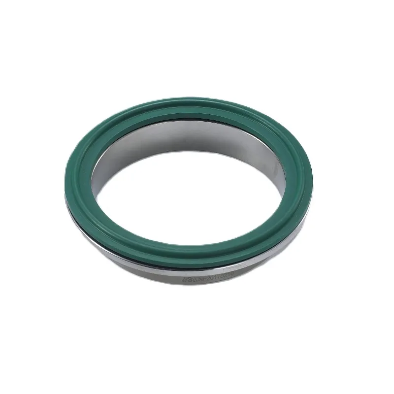 Guarnizione igienica DIN Tri Morsetto Guarnizione in silicone rosso per uso alimentare per raccordi per tubi Acciaio inossidabile OEM ODM SS304/SS316L di alta qualità