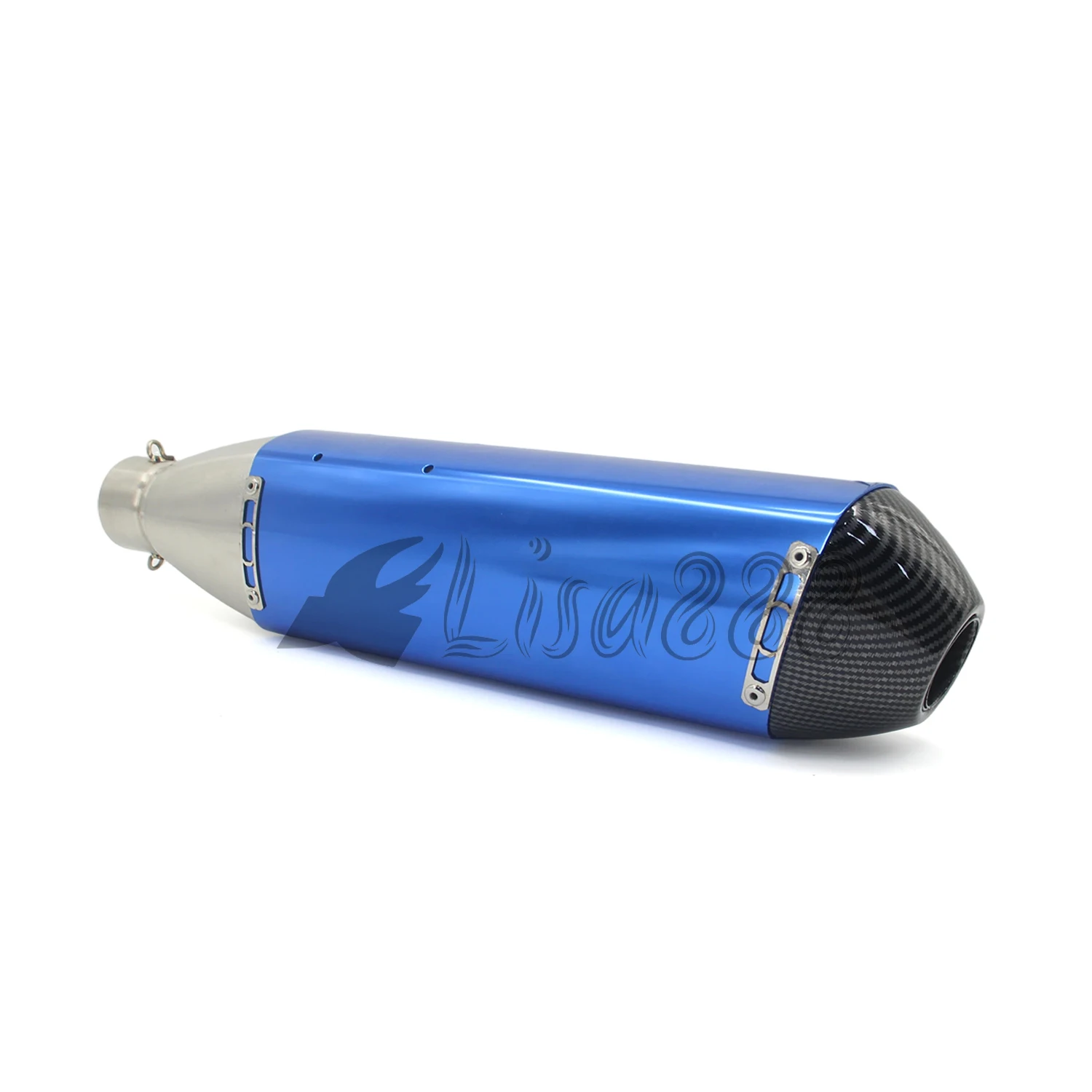 Length 540mm Inlet 58mm Motorcycle FMF 4T Exhaust Muffler Pipe Escape Moto Universal with Removable DB Killer escape moto