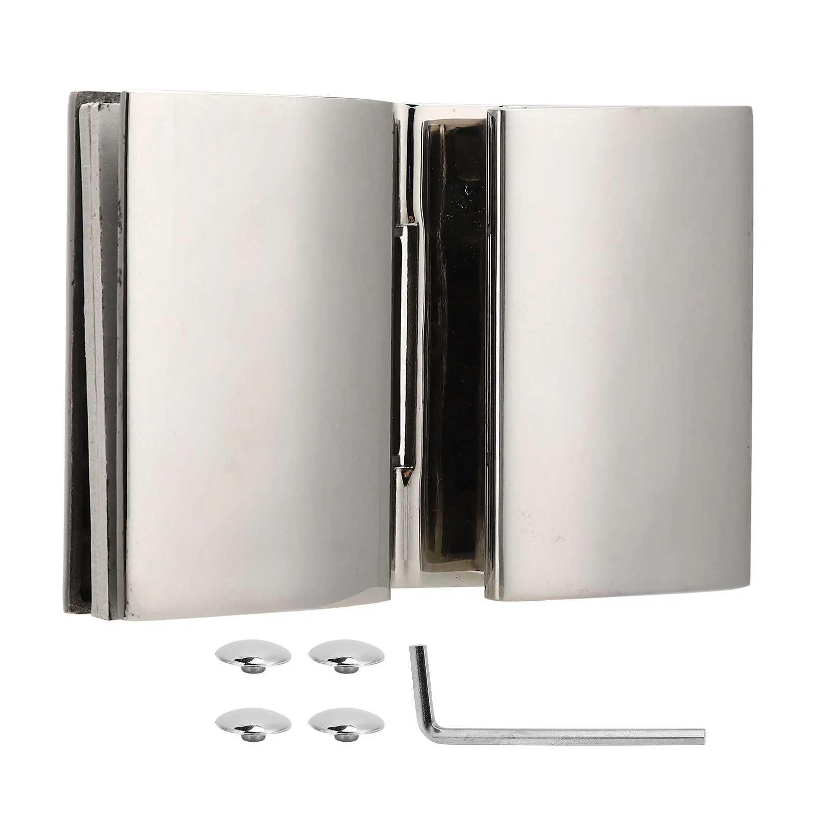 

Flat Double‑Sided Hinge Flat Double‑Sided Hinge Stainless Steel Bathroom Hinge Glass Door Hinge for Shower Room