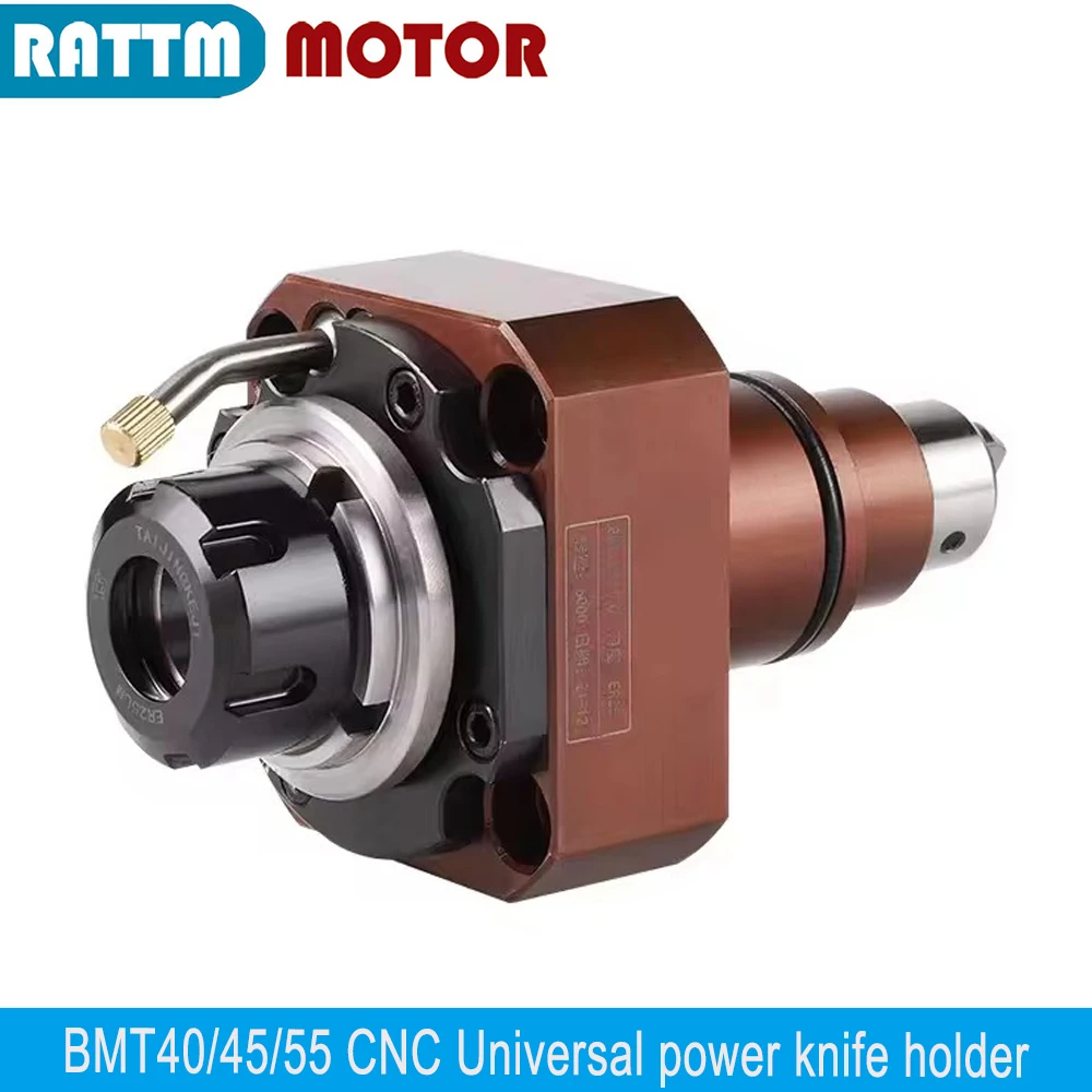 BMT40 BMT45 BMT55 CNC Power tool holder 0 degrees turning and milling compound Radial Z Axis 0 ° Tool Holder