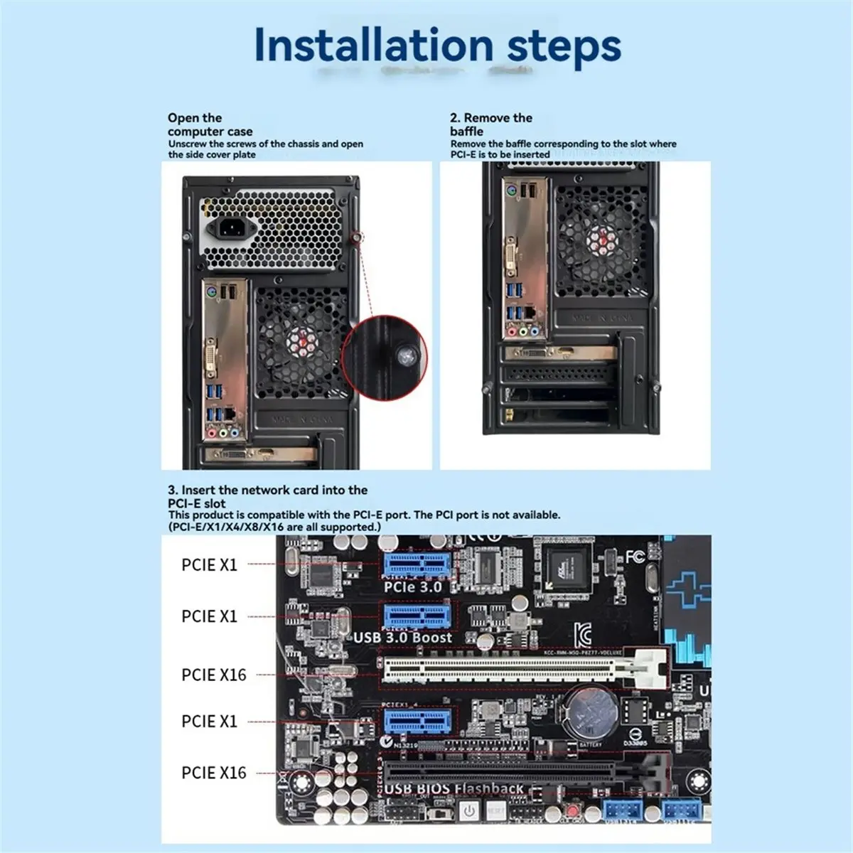 828 Mega Sale AX900 WiFi 6 PCI-E Wireless Network Adapter Dual Band 2.4G/5GHz Network Card Bluetooth 5.4 for Desktop Win10/11