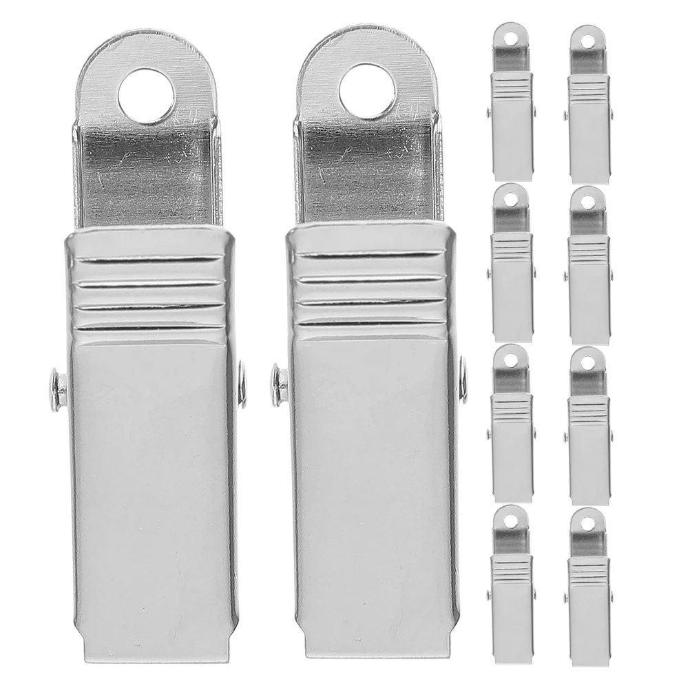 

10pcs Metal Alligator Small Spring Clamps For Wire Management Circuit Connection Diy Crafts Office Organization Test Line Clamps