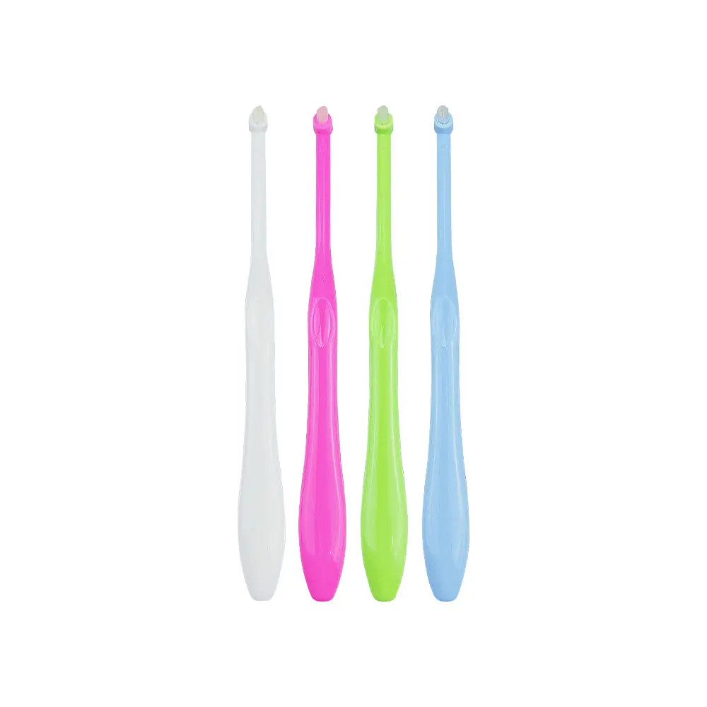 10pcs Orthodontic Brush End Tuft Tapered Toothbrush Pointed Head  Correction Clean Teeth Gap Floss Oral Hygiene Teeth Brushes