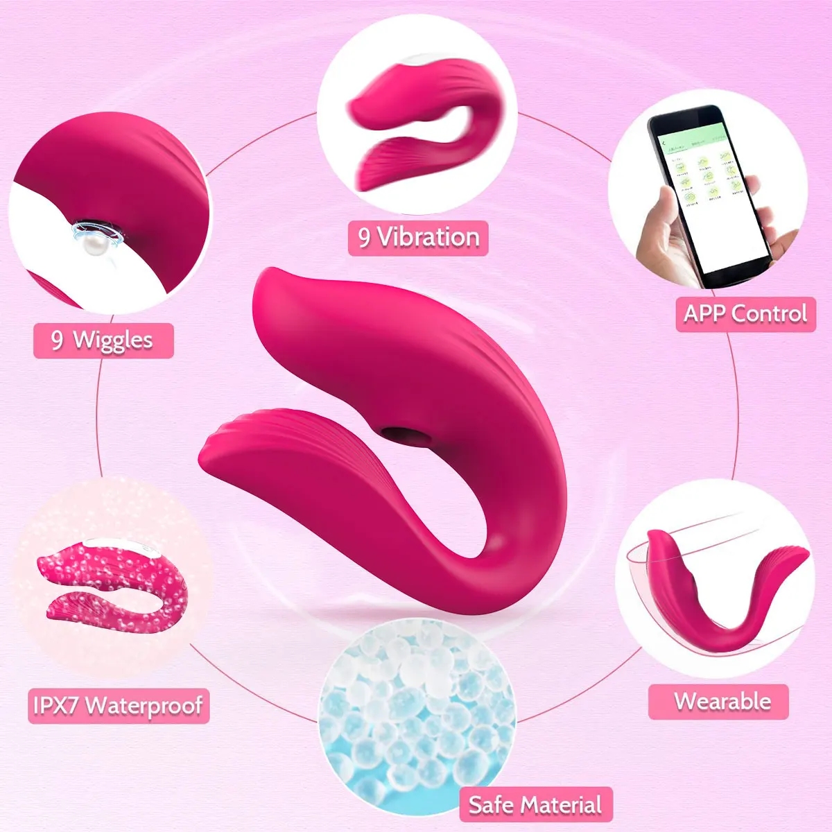 Clitoris Sucking Vibrator for Women Wireless Remote Control Clit Vagina Stimulator Dual Motor Wearable Panty G Spot Oral Sex Toy