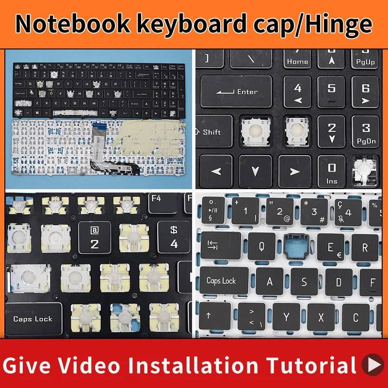 Replacement Key Cap Hinge For Medion Erazer Crawler E10 E25 P20 NP70PNP-M MD61861 MD62364 MD62449 Laptop Keyboard KeyCap