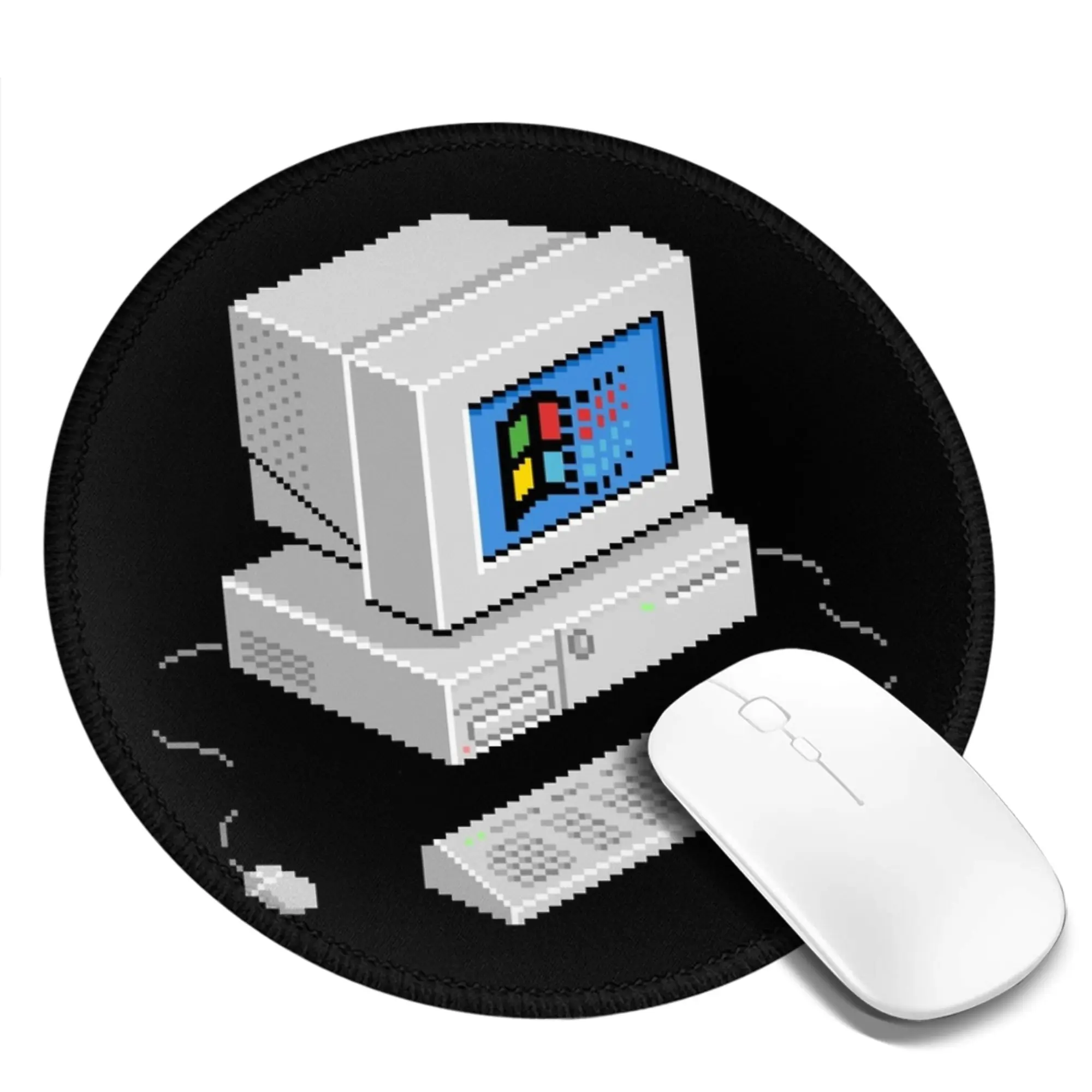 Windows Vaporwave Mouse Pad Computer Keyboard Mouse Mat Gamer PC Laptop Desk Mat Office Accessories Table Mats