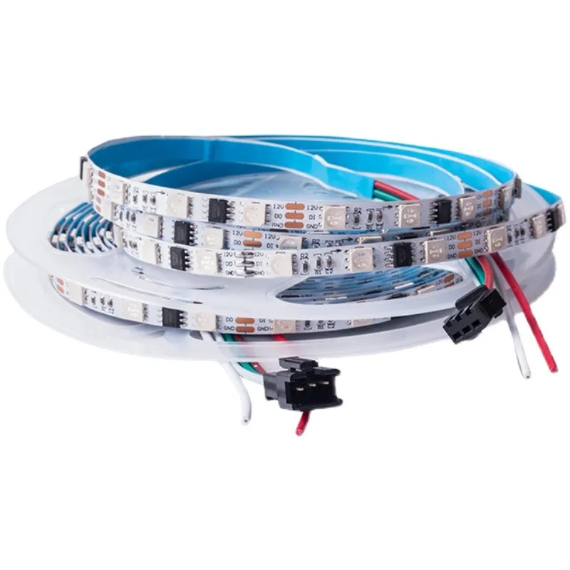DC12V WS2811 Led Strip Narrow 6mm  60Led/M 5050 RGB Individually Addressable Pixel Stripe 2811 Dream Color Digital Full Color 5M