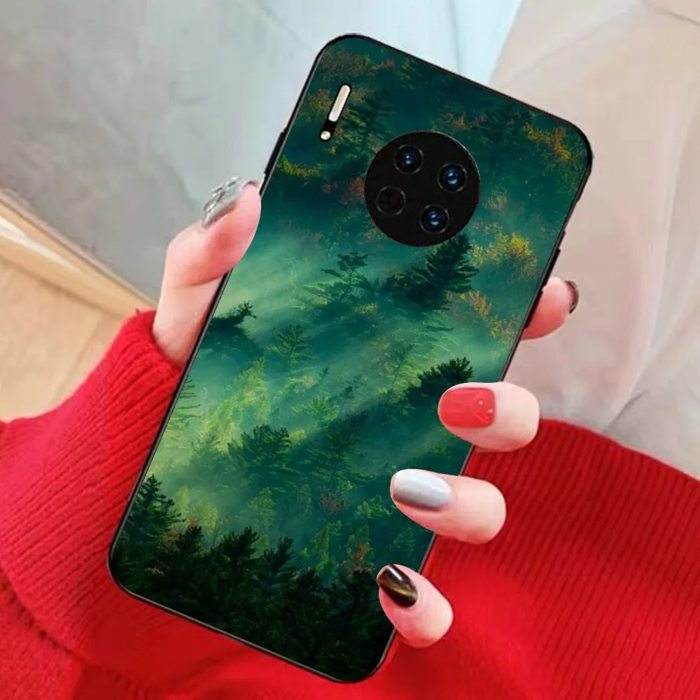 Forest Landscape Phone Case For Huawei Mate 10 20 30 40 50 lite pro Nova 3 3i 5 6 SE 7 pro 7SE