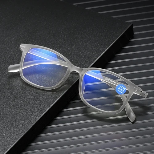 Imagen 1 del producto Gafas de lectura cuadradas CRIXALIS para hombre, monturas de gafas con luz azul, gafas de grado masculino, lentes ópticas para mujer, gafas para miopía