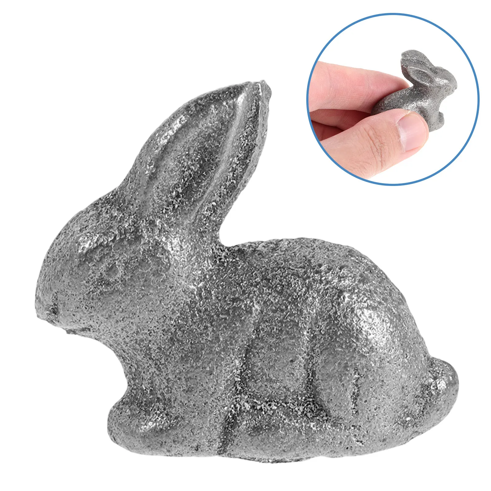 6Pcs Cast Iron Animal Rabbit Cooking Tool Iron Supplement for Vegans Athletes Pregnant Women Natural Anemia Aid