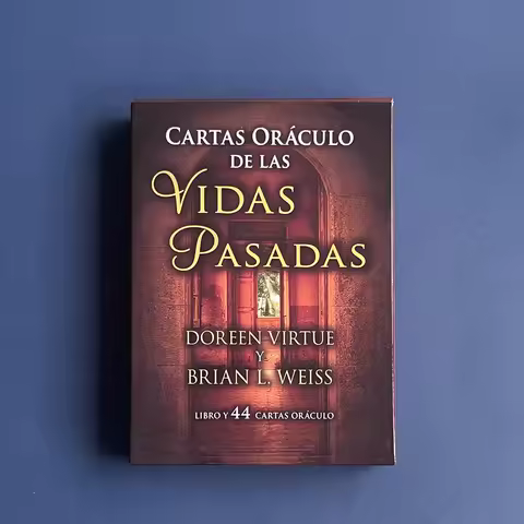 Past Life Oracle Cards A 44 Tarot Spanish Version Divination Edition FortuneTelling Deck Borad Playing Games