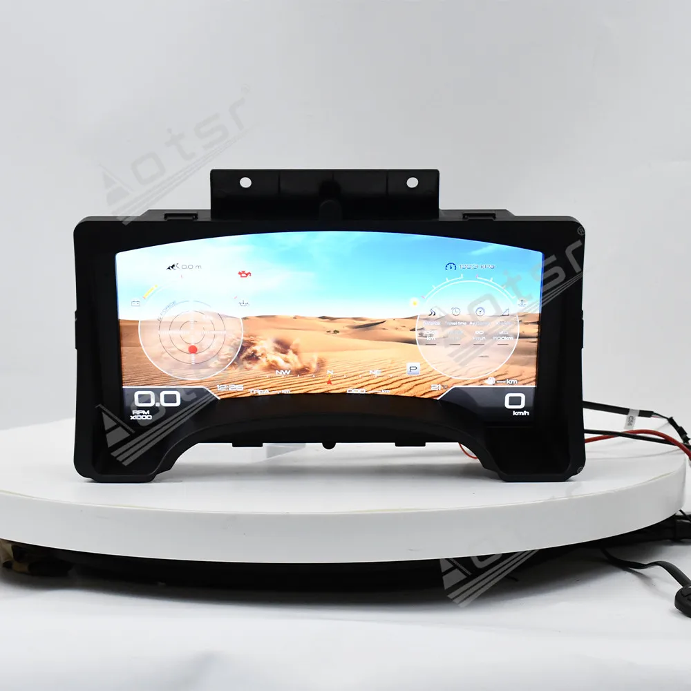 

2026 Для Ford F150, 2009-2012, цифровая приборная панель LCD, цифровой кластер, спидометр с тахометром в стиле «космическая капсула», виртуальный кокпит