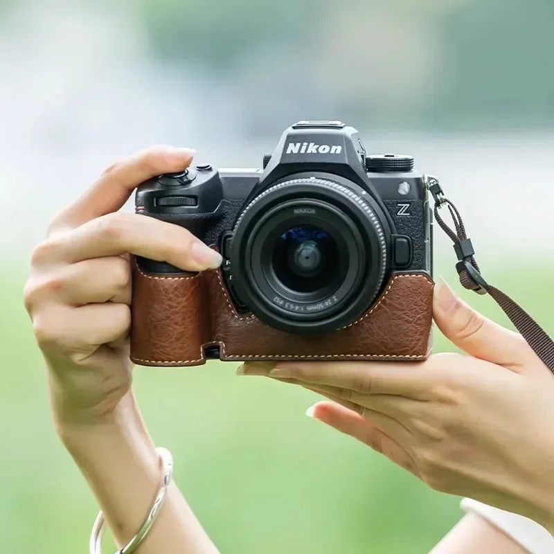 

НОВЫЙ защитный чехол для Nikon Z6, третий защитный чехол Z63, сумка для фотоаппарата, ручка z6III, кожаный чехол, защитный чехол