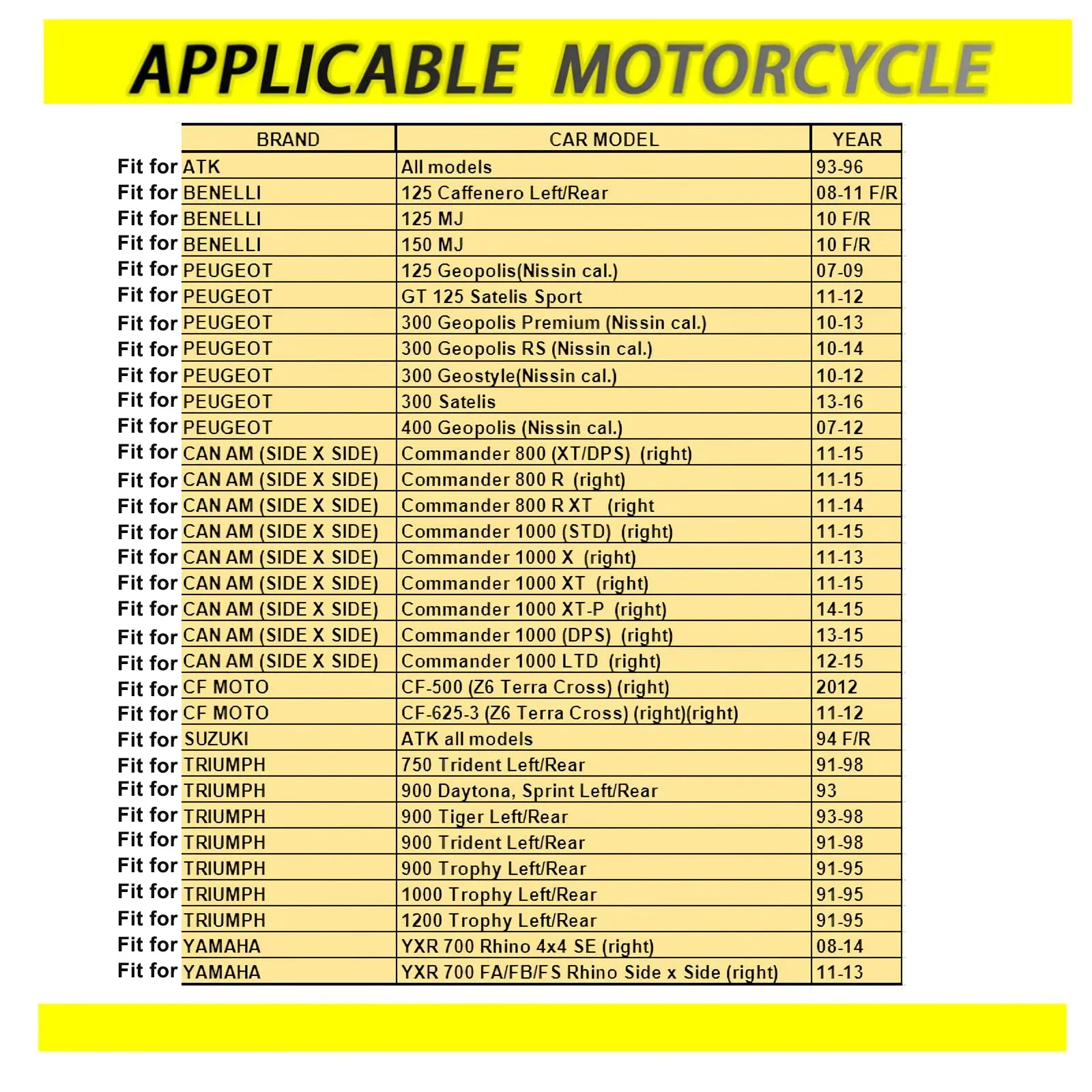 Motorfiets Onderdelen Voor Achter Remblokken Disc Voor TRIUMPH 900/1000/1200 Trident Daytona/Tiger