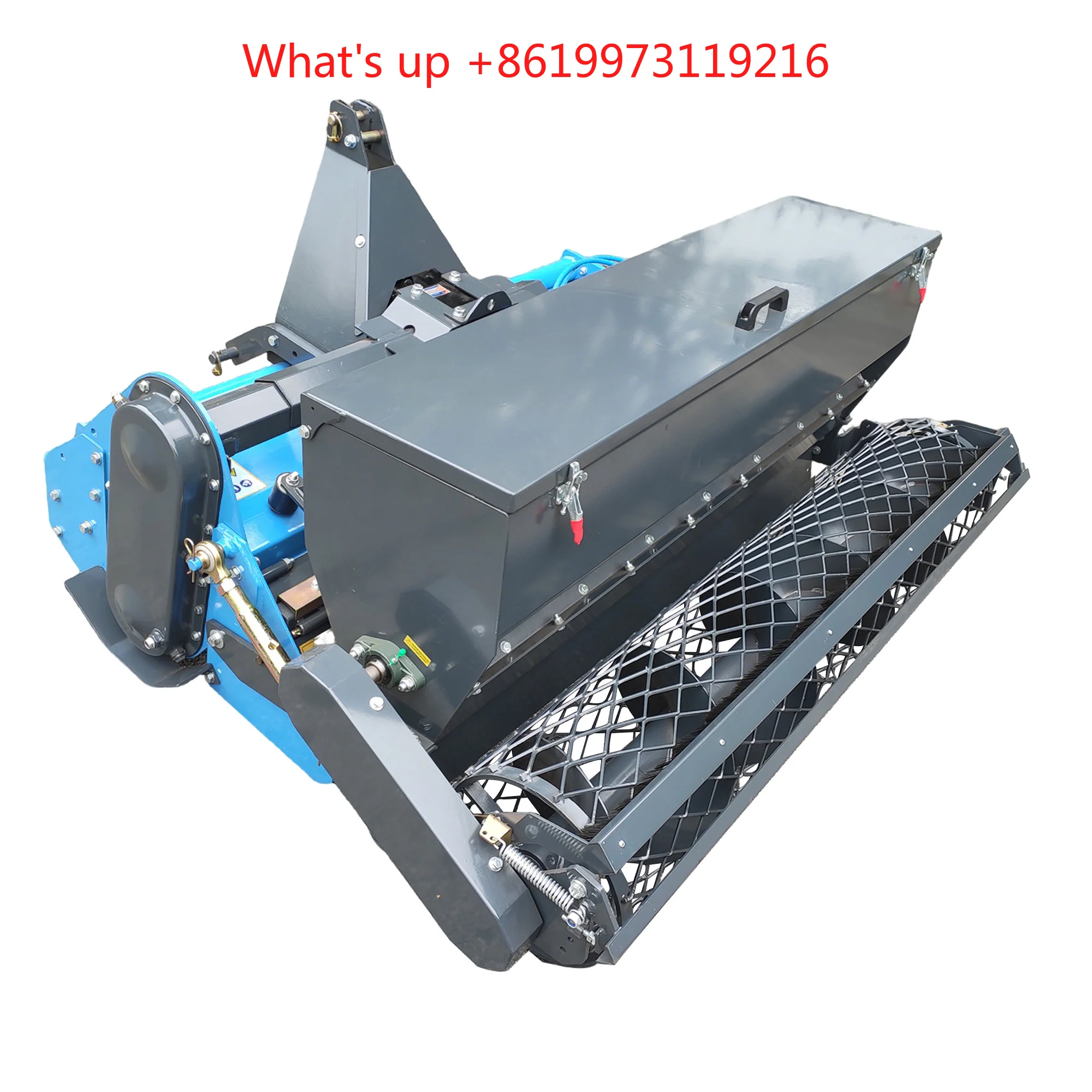 High Efficiency Farmland SBZ Series Tractor Cultivator 3 Point Rotary Tiller Stone Burier with Seeder