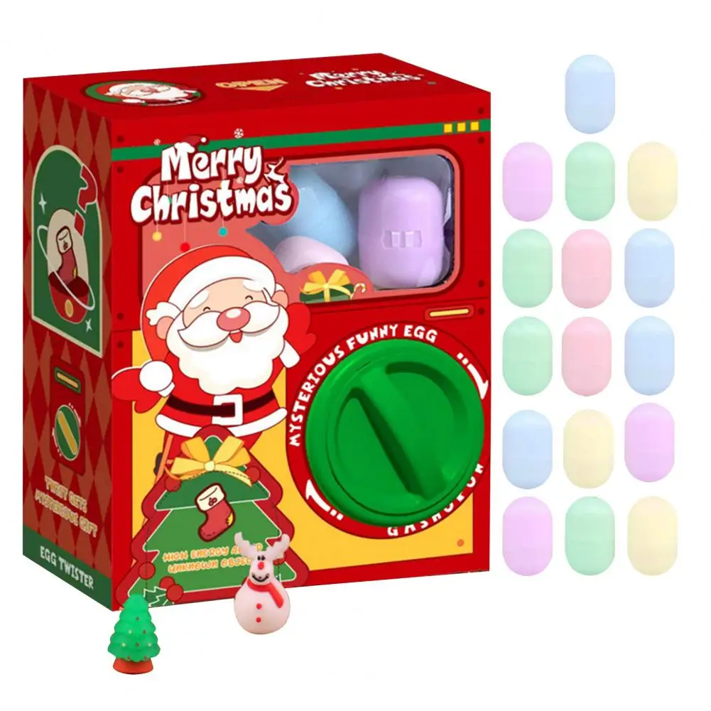 لعبة آلة قياس البيض الأوتوماتيكية الصغيرة لعيد الميلاد على شكل مخلب صغير للأطفال موزع غاشا الأوتوماتيكي مع منتقي البيض الممتع للمنزل #5