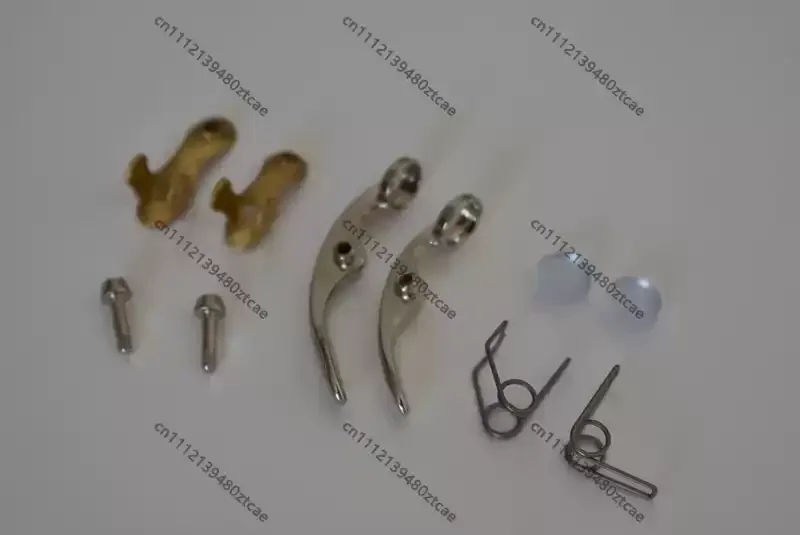 Musical Instrument Small Accessory Set 10Pcs Drain Valve Key Shaft Base Rubber Pad Wind Instrument Replacement Spare Repair