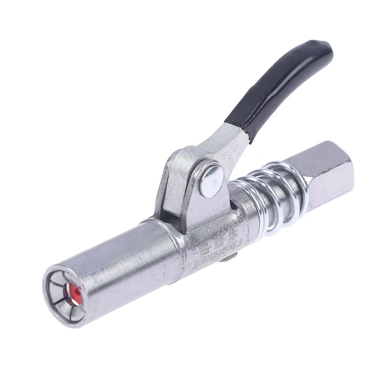 Heavy Duty Quick Release Grease Gun Coupler 10000PSI Self-locking Two Press Easy to Push Lock-clamp high-pressure grease nipple