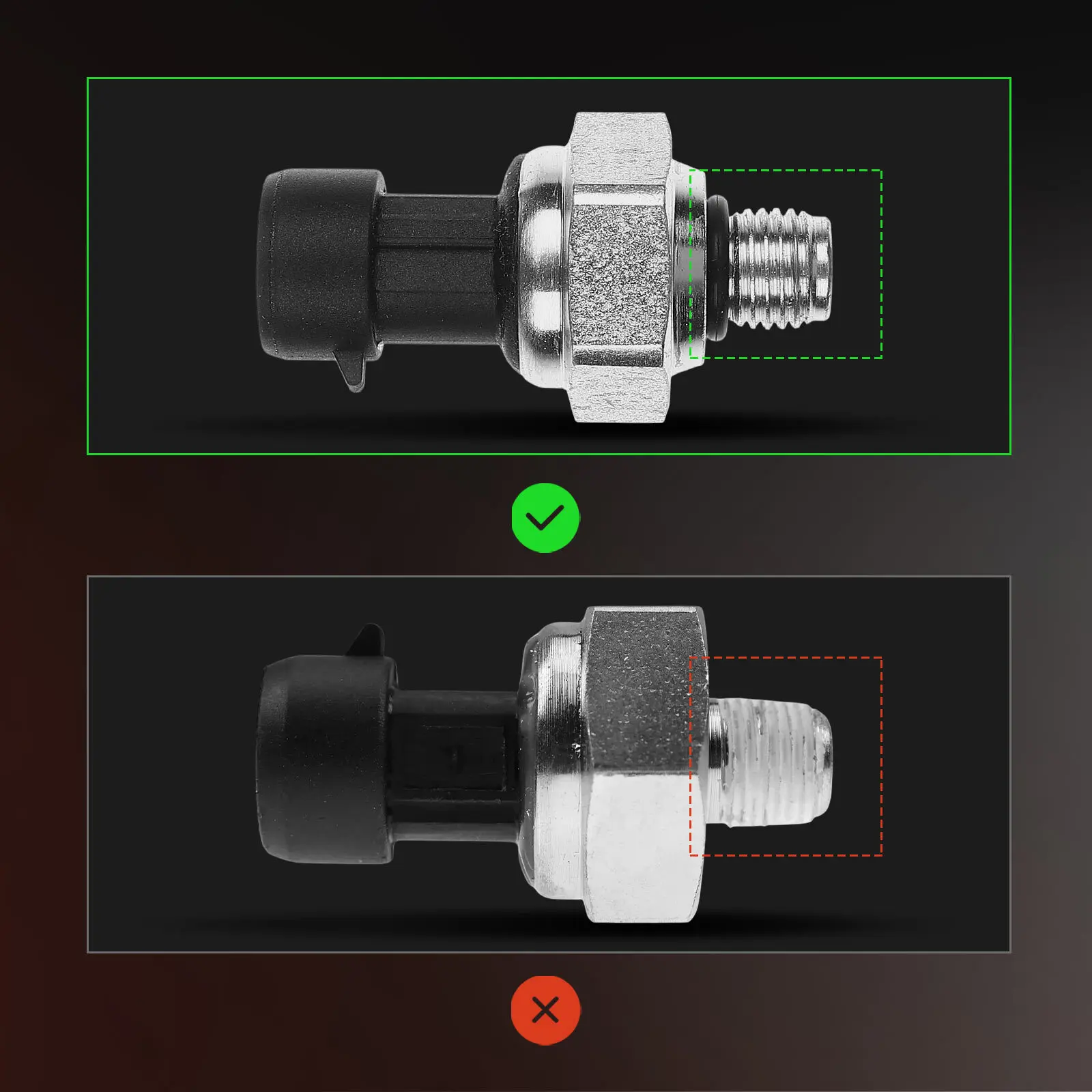 Para novo sensor de pressão de óleo do motor para tratores John Deere 8450 8650 1839415C91