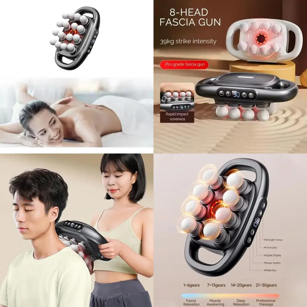 

Deep Tissue Massage Gun with 9 Levels and 9 Modes for Full Body Muscle Pain Relief, Ideal for Thighs, Calves, Arms, Waist, Back,