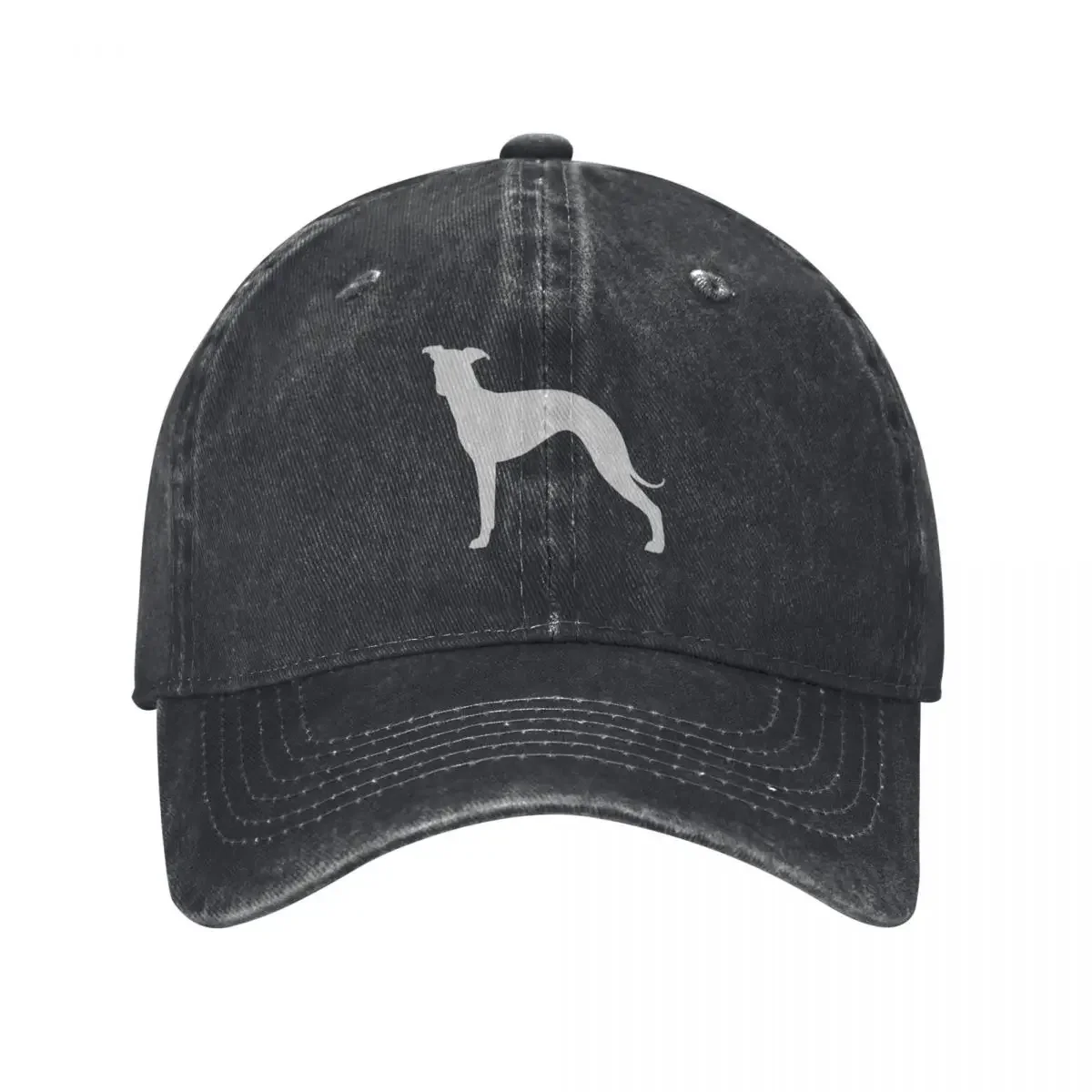 

Italian Greyhound Dog Silhouette(s) Baseball Cap Rugby Streetwear Big Size Hat Caps Women Men's