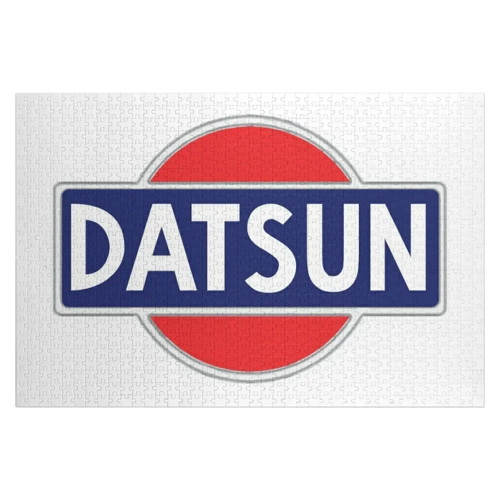 Vintage Datsun Badge Jigsaw Puzzle giocattolo per bambini animale in legno nome personalizzato giocattolo per bambini nome personalizzato Puzzle