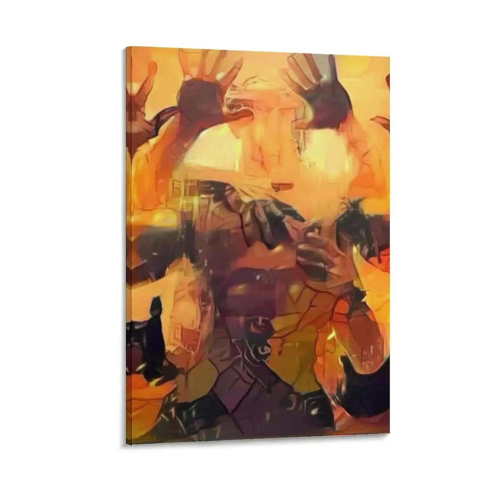 

Tactile Symphony Canvas Painting home and decoration bedroom decor anime poster Decorative picture