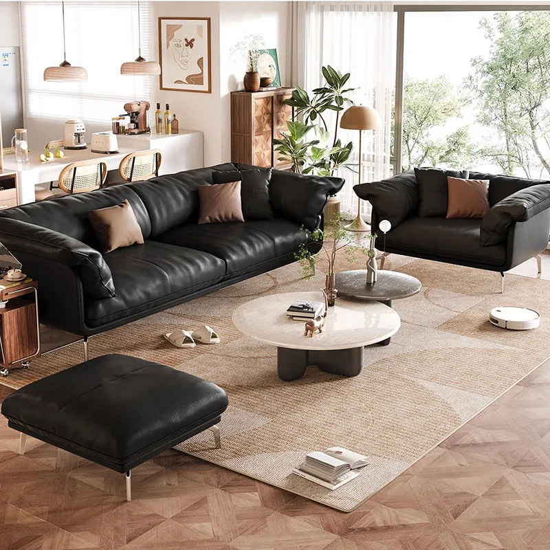 Anti Slip Straight Row Living Room Sofas Small Pillows Italian Style Luxury Sofas Reception Pouf Canape Salon Furniture Bedroom