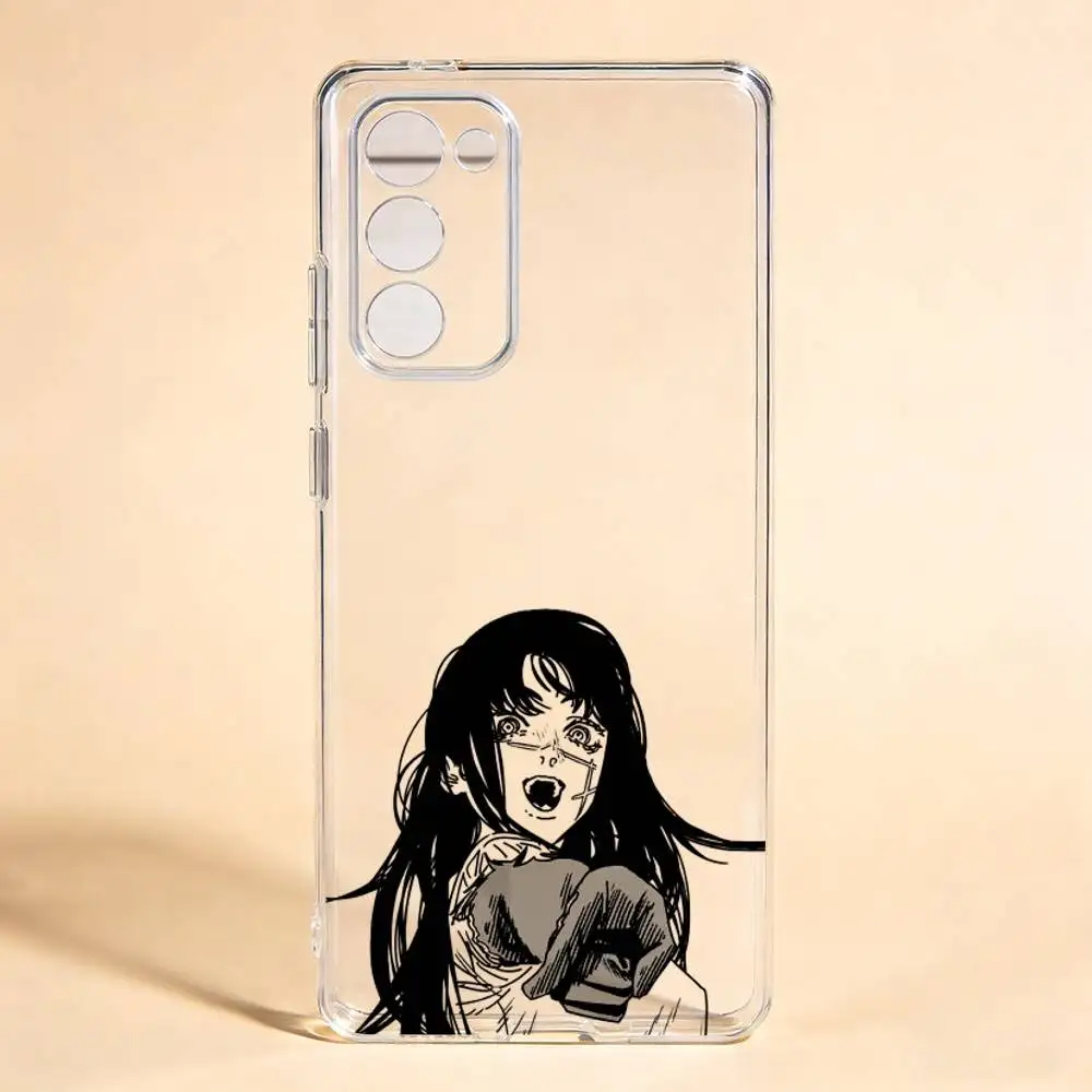asa mitaka  Chainsawman  For Samsung Galaxy S24 S25 S23 S22 S21 Transparent Cover Phone Case