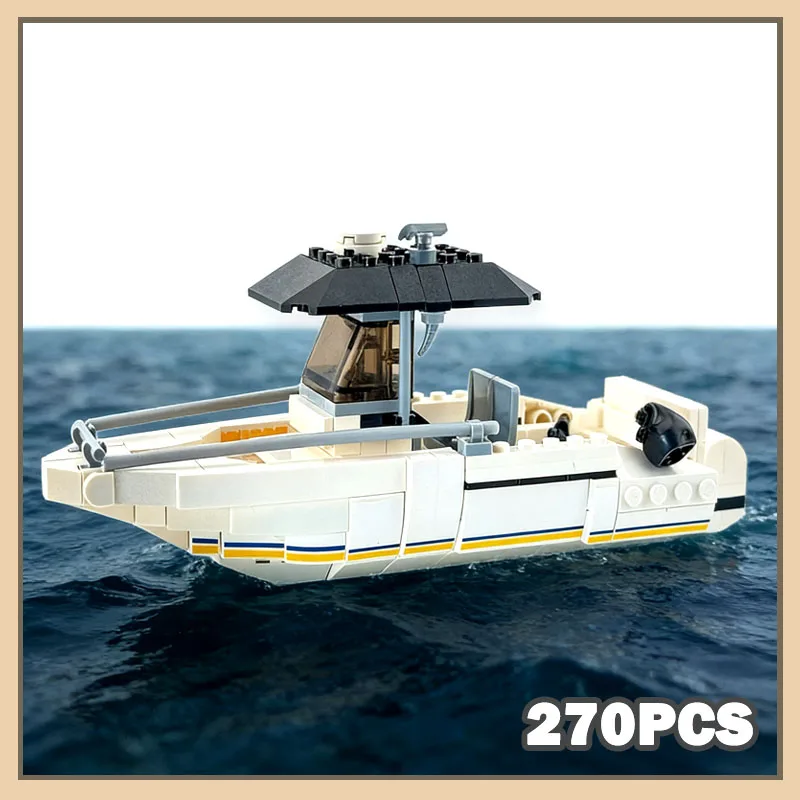MOC-208626 Blocos de Montar MOC Modelo de Navio Dexter Slice Life Colecionáveis Tijolos de Criatividade Arquitetônica 270 Peças