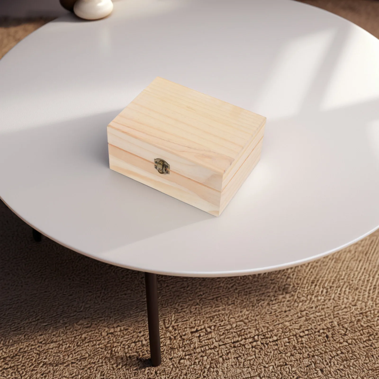 

Essential Oil Storage Wooden Box Lightproof Organizer Storage Case for Home Aromatherapy Essential Oils Holder Modern Minimalist