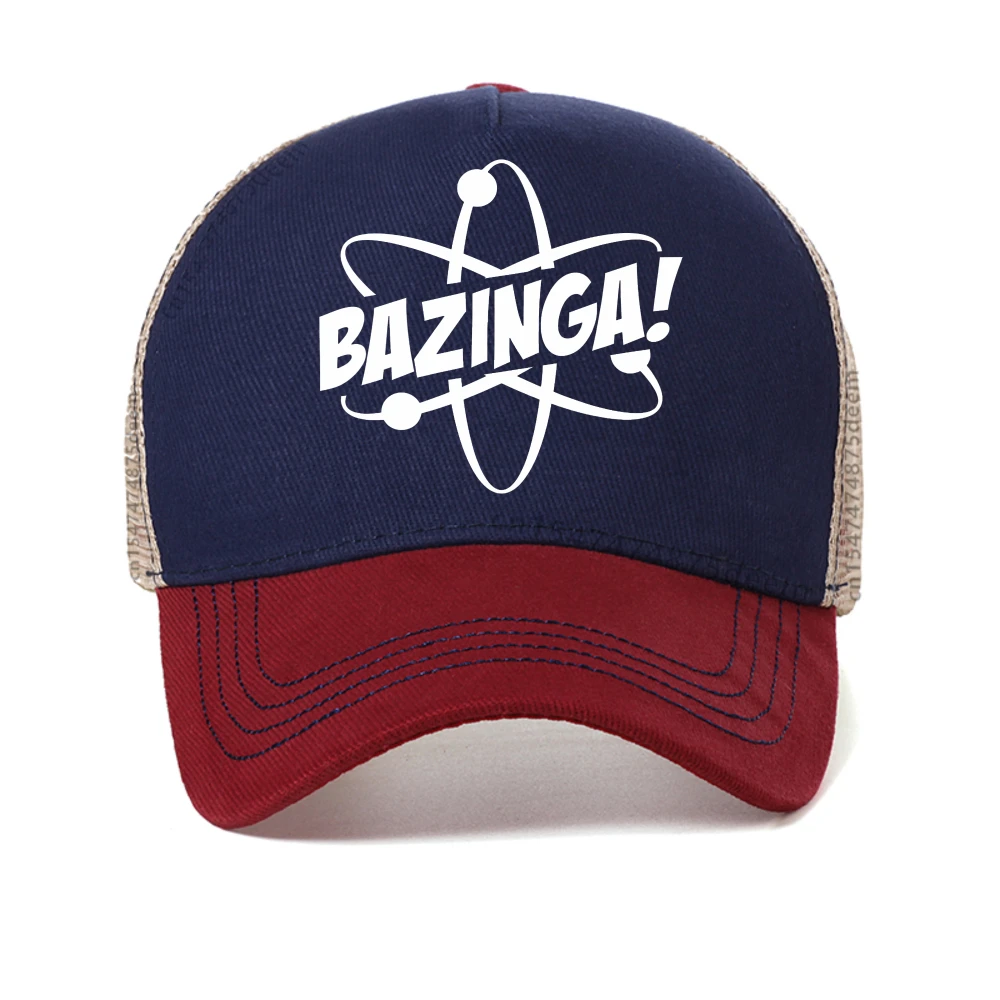 قبعة بيسبول مطبوعة من بازينغا صيفية للرجال والنساء قبعات رياضية كاجوال قابلة للتنفس قبعة شمس خارجية قابلة للتعديل قبعات سائقي الشاحنات الشبكية الرائعة