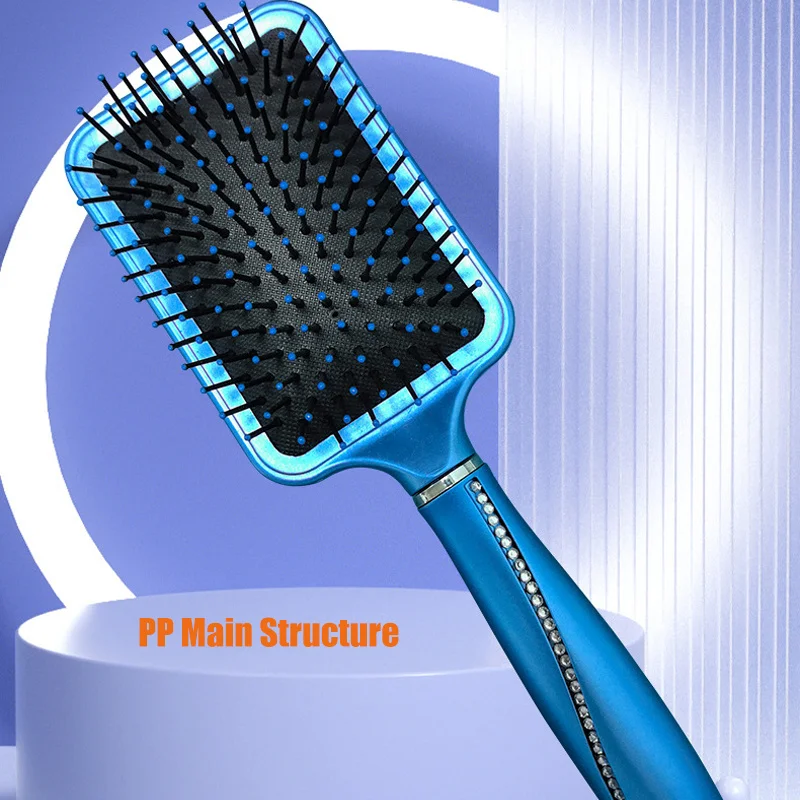 Latest Smooth Paddle Hair Brush For Curly Straight Hair Anti Static Air Cushion Scalp Massage Brush Profession Hair Styling Comb