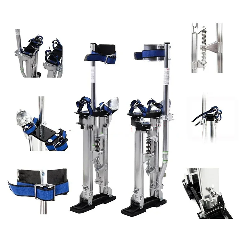 New Electric Adjustable Multifunctional Folding Horse Stool Scaffolding Interior Decoration Walking Ladder Ladder Stilt Props