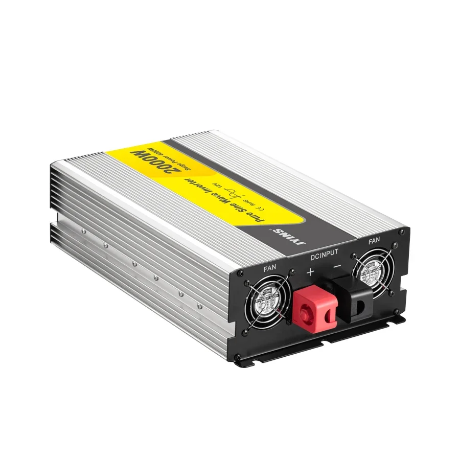 JYINS 2000W Pure Sine Wave Inverter Converter 12v 24v 48v DC 110v 220v AC Off-Grid 2000W Power Converter 12v 24v 48v Inverters