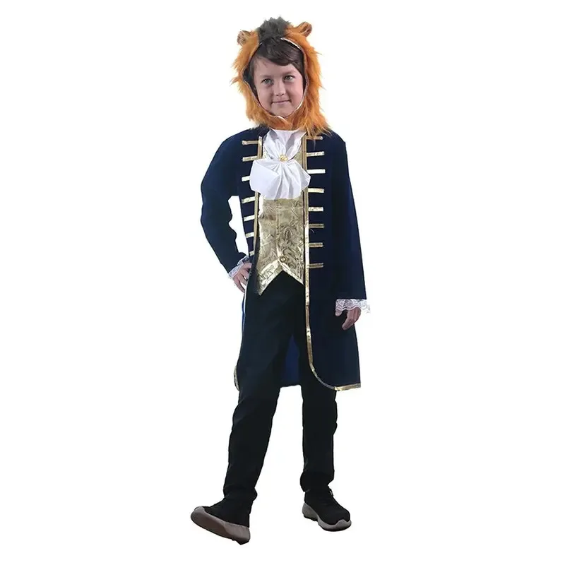 

Beauty and the Beast Lion Fursuit Cosplay Anime Halloween Costumes Kids Fancy Dress Purim Carnival Disguise Masquerade Clothes