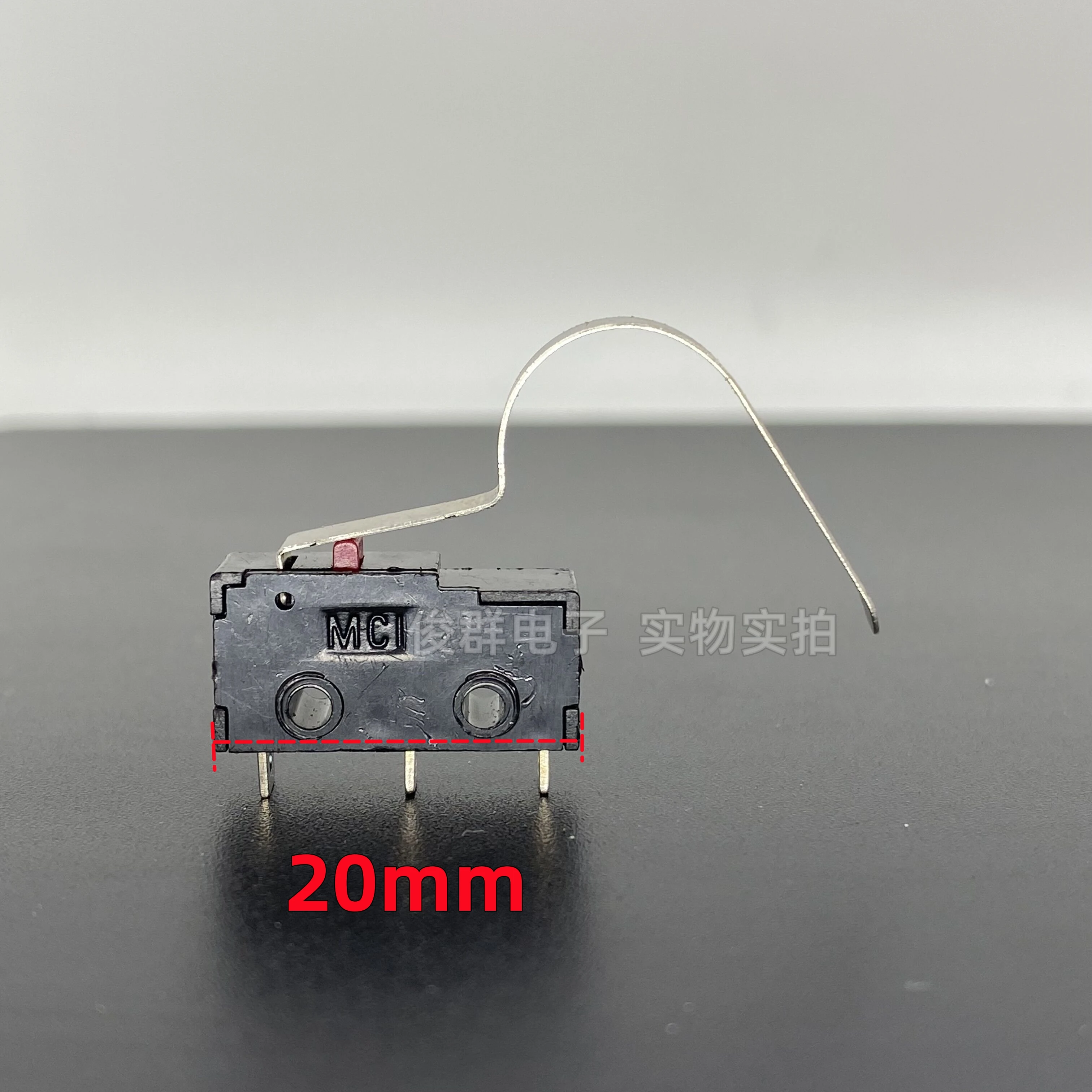 10pcs/imported MCI micro switch lengthened r handle 3 foot stroke limit detection reset touch key car wash washing machine