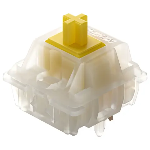 GATERON KS-3X1 V2 Milky Yellow Pro Switches Pre-lubed 5 Pin Linear…
