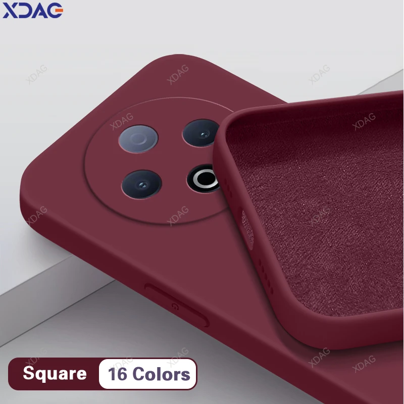 Basic Phone Case Cover for VIVO Y500 5G China Liquid Silicone Square Simple High Qualtiy Lens Protection Classic Cute Back Shell