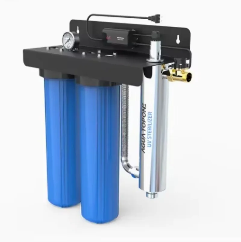 

High Quality Household Water Filter Module UV Water Sterilizer Purifier 1-Year Options Include PP Cotton Activated Carbon