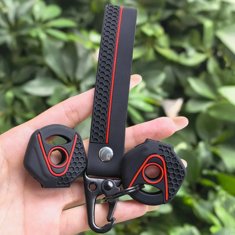 For Mt07 MT-07 FZ07 MT FZ 07 2014- 2025 2026 Accessories Motorcycle Key Cover Case Cap Protection Keychain Ring Chain Belt