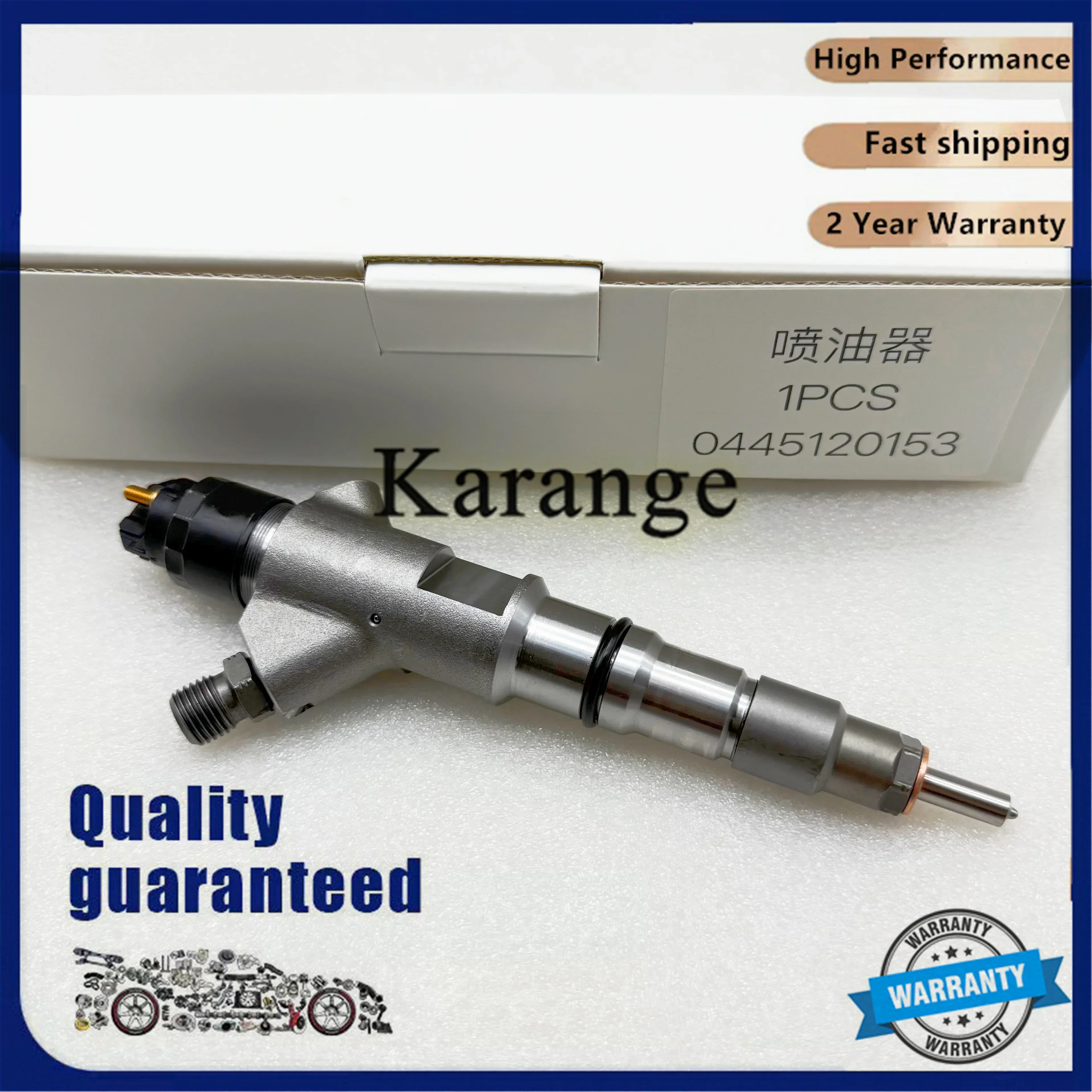 

New 0445120153 201149061 Common Rail Fuel Injector for Kamaz Truck Diesel Engine