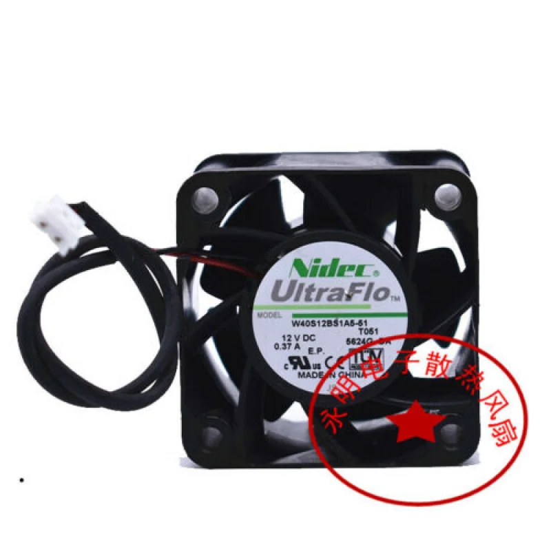 

L Высокопроизводительный вентилятор охлаждения процессора W40S12BS1A5-51 12 В 0,37 А 40*40*28 мм