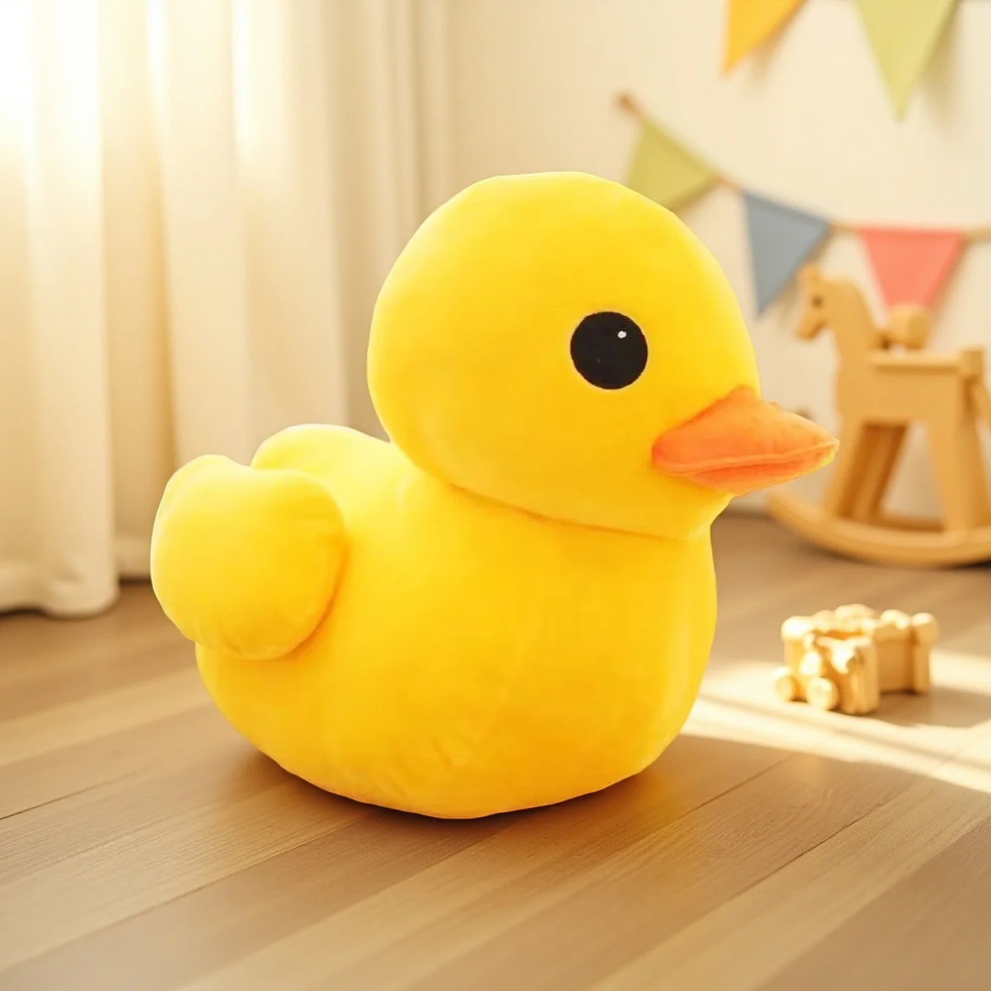 Animal en peluche canard jaune géant 20/30/50CM, petit canard Kawaii, vente en gros, cadeaux de noël, jouet doux pour tous âges