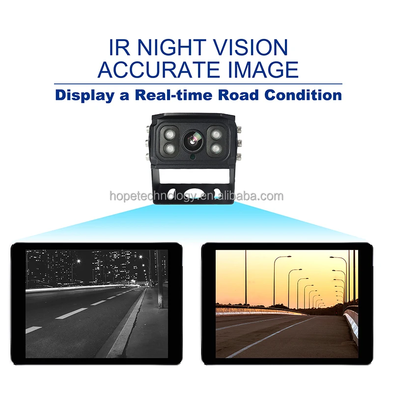 Metal Shell 1080P 4 IR LED luzes visão noturna à prova d'água IP68 câmera de visão traseira