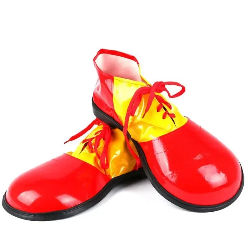 adult-women-man-leather-clown-shoes-cosplay-props-party-costume-carnival-birthday-gift-masquerade-halloween-easter