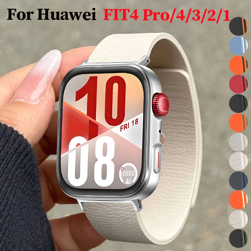Silicone Magnetic Loop Band For Huawei Watch FIT4 Pro FIT3 Strap Watchband Replacement Bracelet For Huawei Fit 3 2 1 Accessories