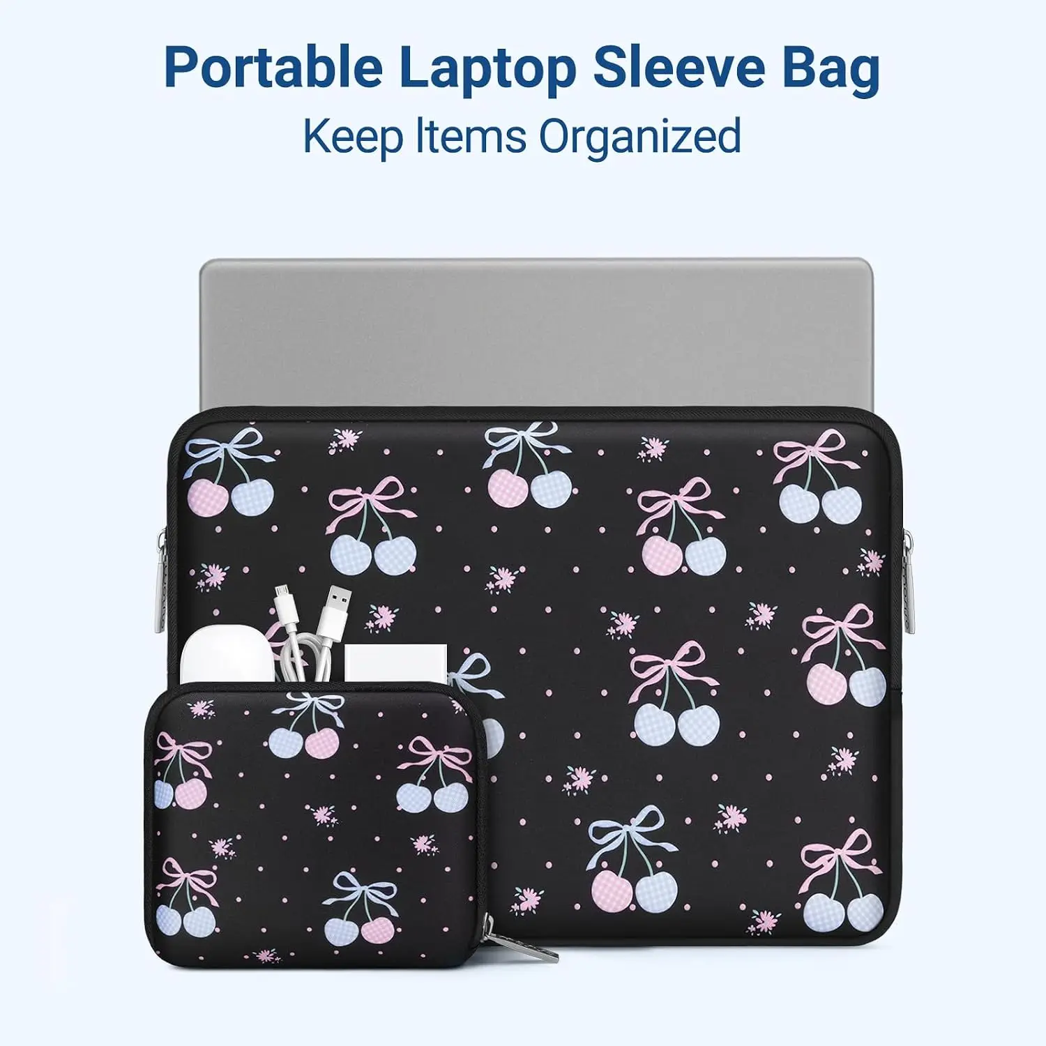 Laptop Sleeve Case for MacBook Air Pro Neo 13 13.3 13.6 14 inch M5 M4 M3 M2 M1 2026 HP Dell ASUS Notebook Briefcase with Pouch