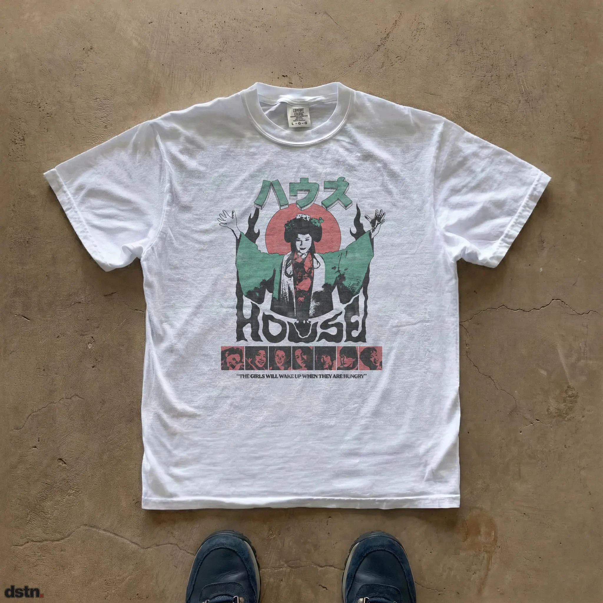 2026 Summer Women's House Graphic  T-shirt Cotton and Breathable Short Sleeve Streetwear Oversized Loose Casual