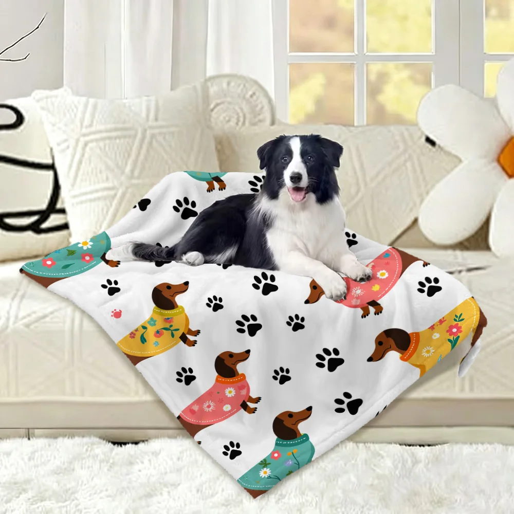 1-cobertor-com-estampa-de-dachshund-e-pegadas-de-patas-macio-e-confortavel-para-amantes-de-animais-e-uso-diario